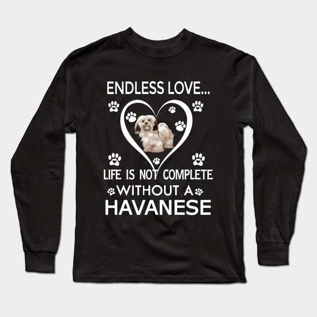 Havanese Lovers Long Sleeve T-Shirt by bienvaem